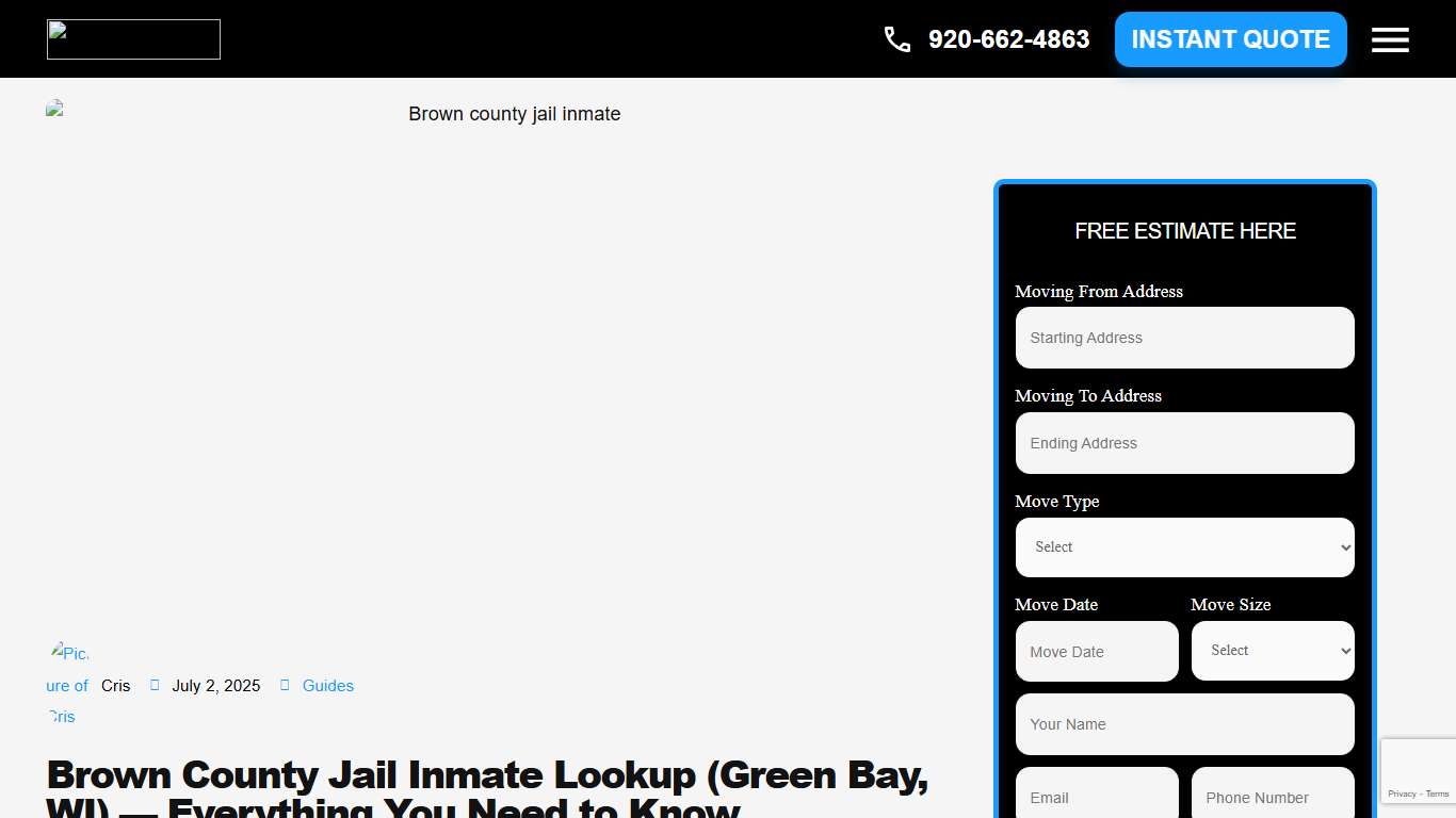 Brown County Jail Inmate Search - Mugshots (Green Bay, WI)